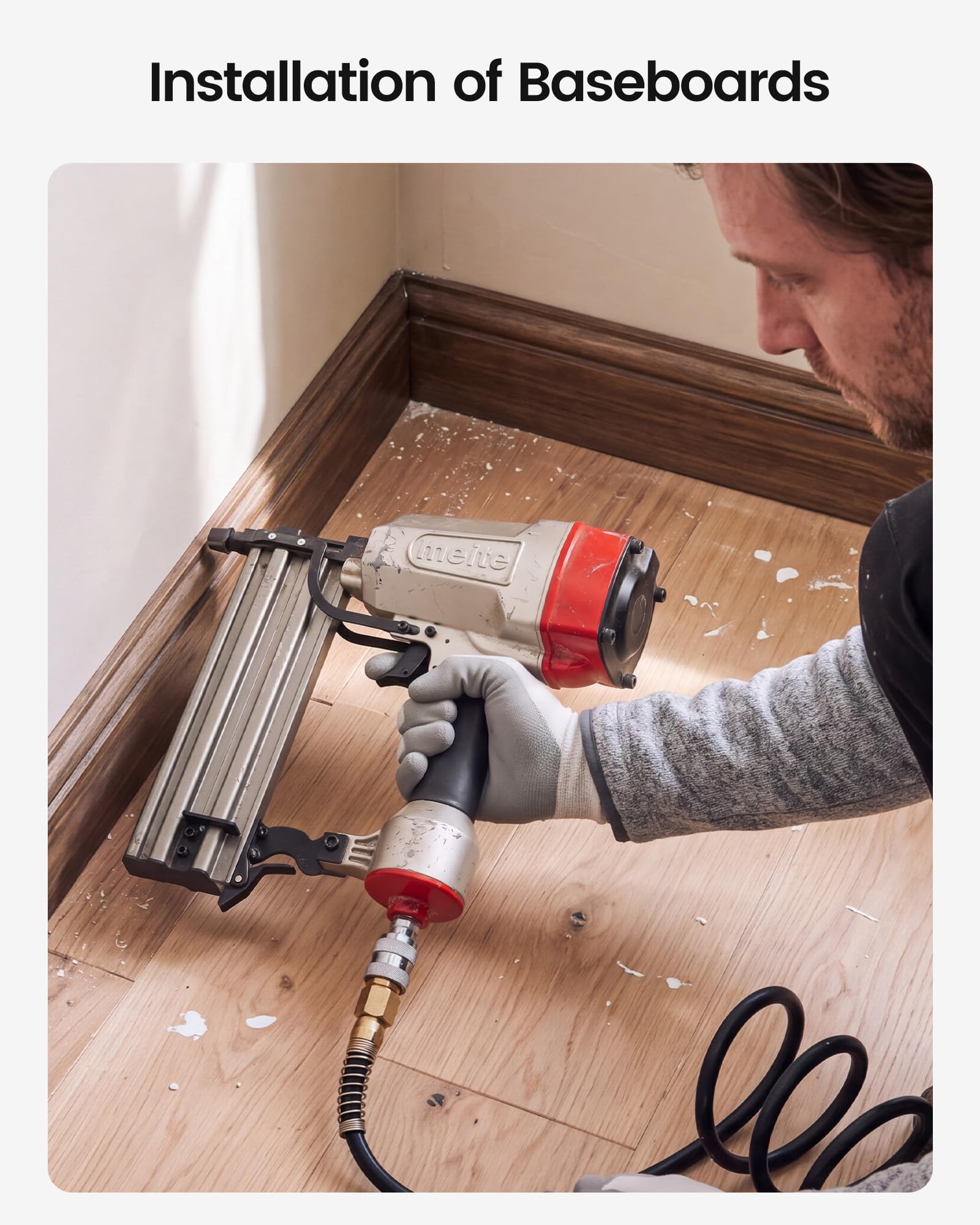 meite ST64E Concrete Nail Gun - 400 Nails -8