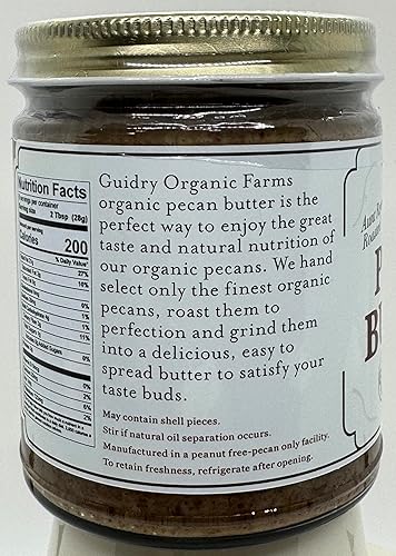 Miniatura 3 de Guidry Organic Farms Mantequilla Pecana Orgánica, 8 oz