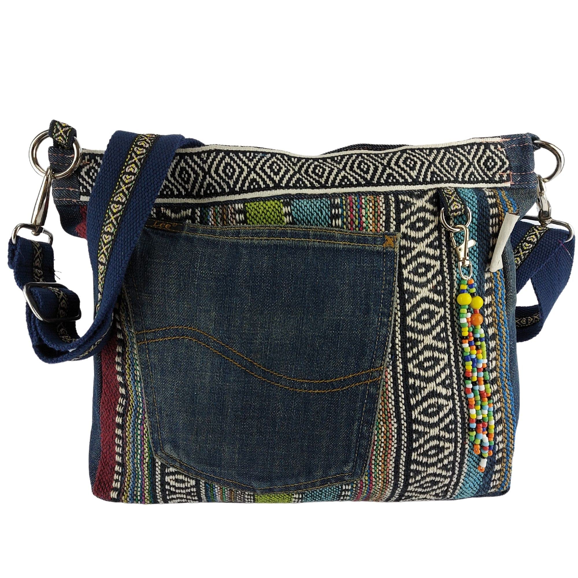 SunsaWomen's Bags Shoulder Bag Handbag Canvas & Jeans Large Boho Crossbody Bag/Bag Shoulder Bag, Gift Ideas for Women/Girls Sustainable Products