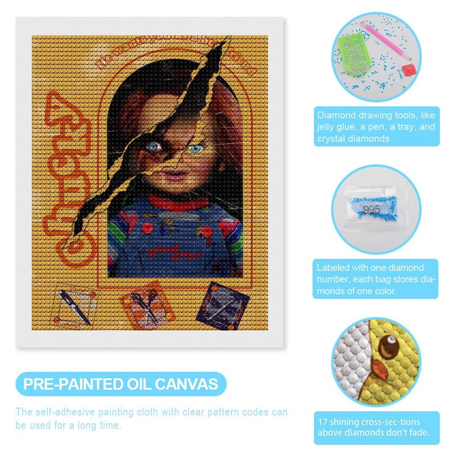 Amazon | ダイヤモンドアート チャッキー チャイルドプレイ ホラー映画