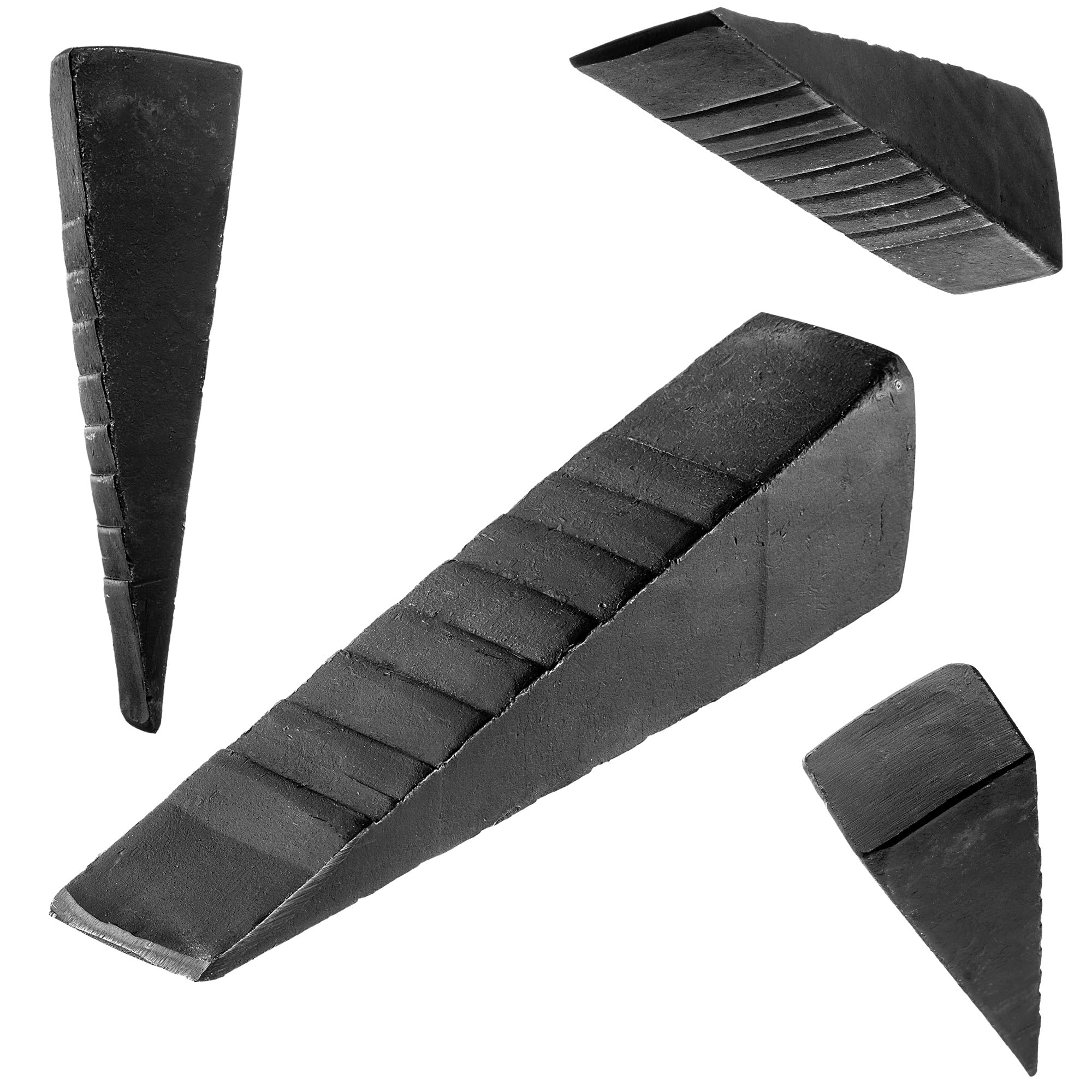 KADAX Cale de fendage en acier - 26,5 x 5 x 7 cm - Pour abattre et fendre le bois - Robuste - Grenade à fendre - Cale de rechange
