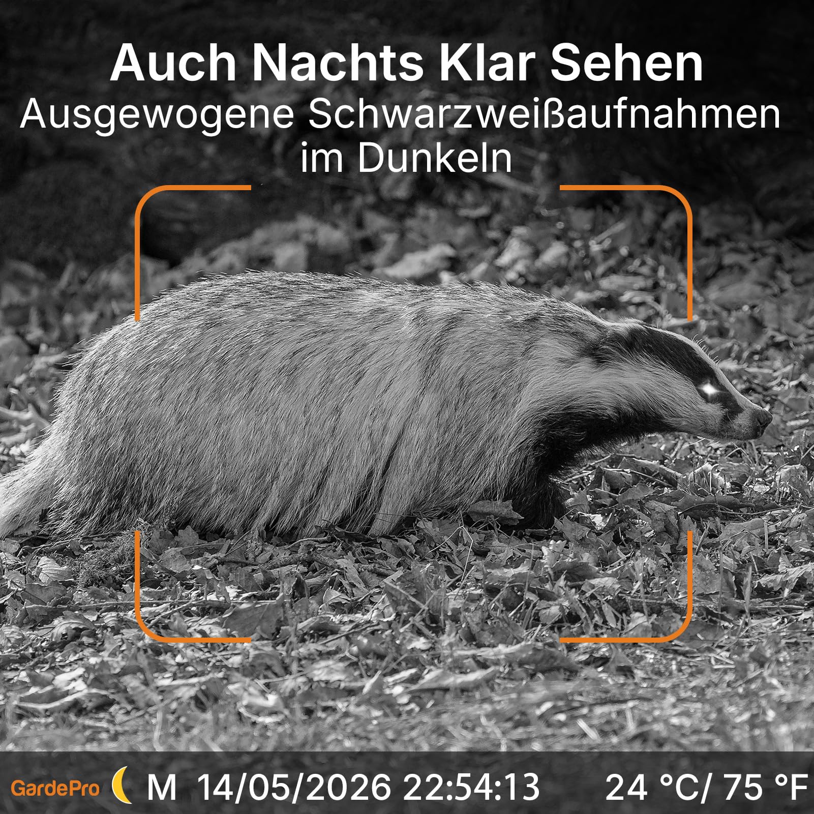GardePro X70 Pro 4G LTE Wildkamera WLAN mit Live-Streaming und GPS, 7800mAh Akku und 64GB SD Karte, 48MP Wildkamera mit Handyübertragung App, Wildtierkamera mit Bewegungsmelder Nachtsicht