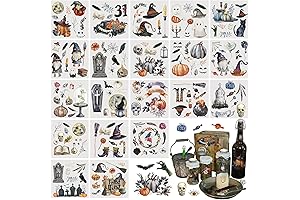 Halloween Transfers Rub On Temporary Tattoo