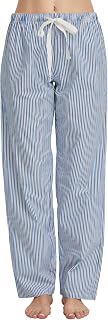 CYZ Women's 100% Cotton Woven Poplin Sleep Pajama Pants