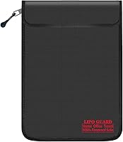 Vista 9 de Bolsa pequeña ignífuga plateada de 5 x 8 pulgadas, bolsa de dinero, oficina en casa, bolsa de almacenamiento segura para documentos, efectivo