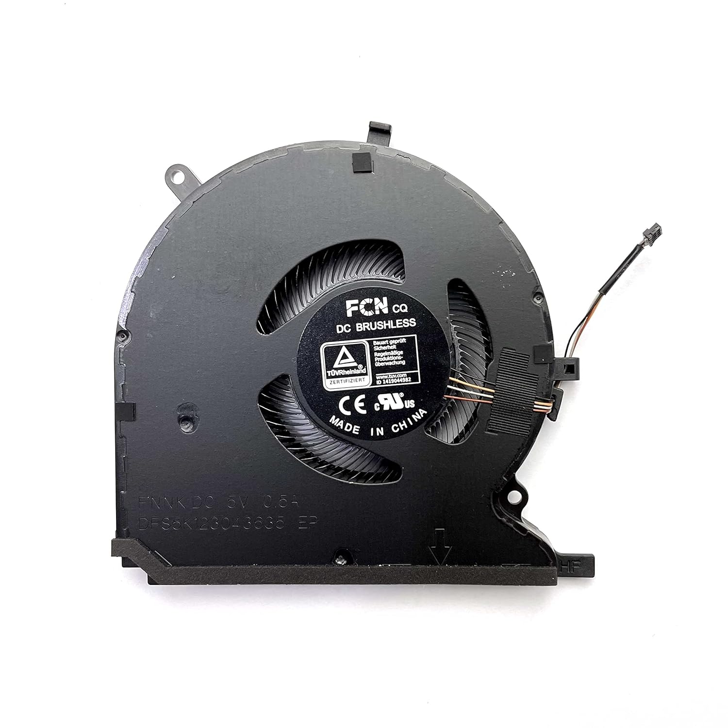 BestParts New Genuine CPU+GPU Cooling Fan Replacement for Razer Blade 14" (2021) | RZ09-0370 P/N: DFS5K123043635 FNNK, DFS5K121144645 FNNL