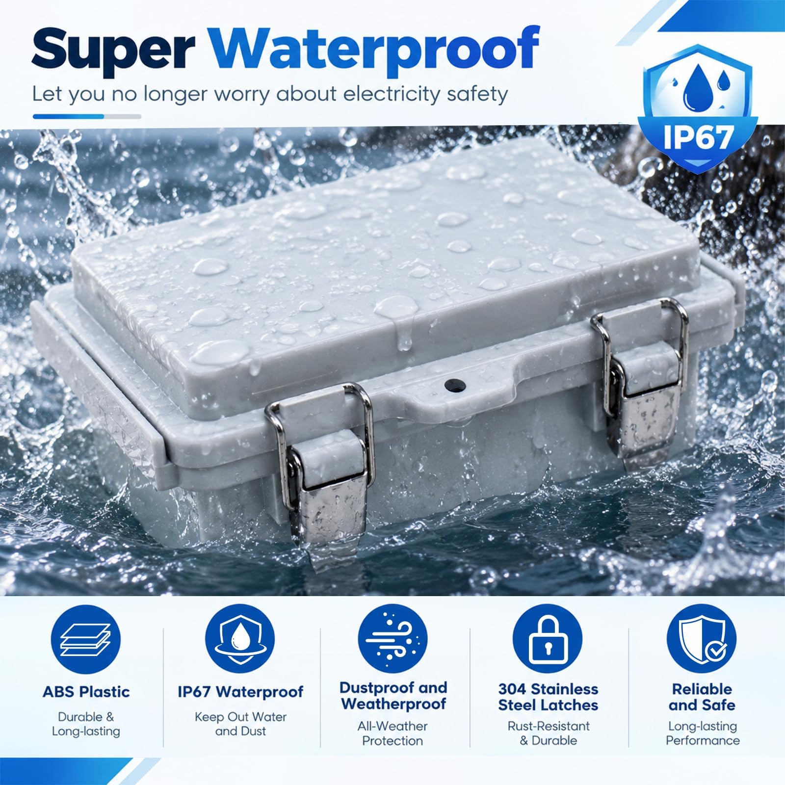 Waterproof Junction Box - IP67 Protection -4 Waterproof Junction Box - IP67 Protection -4