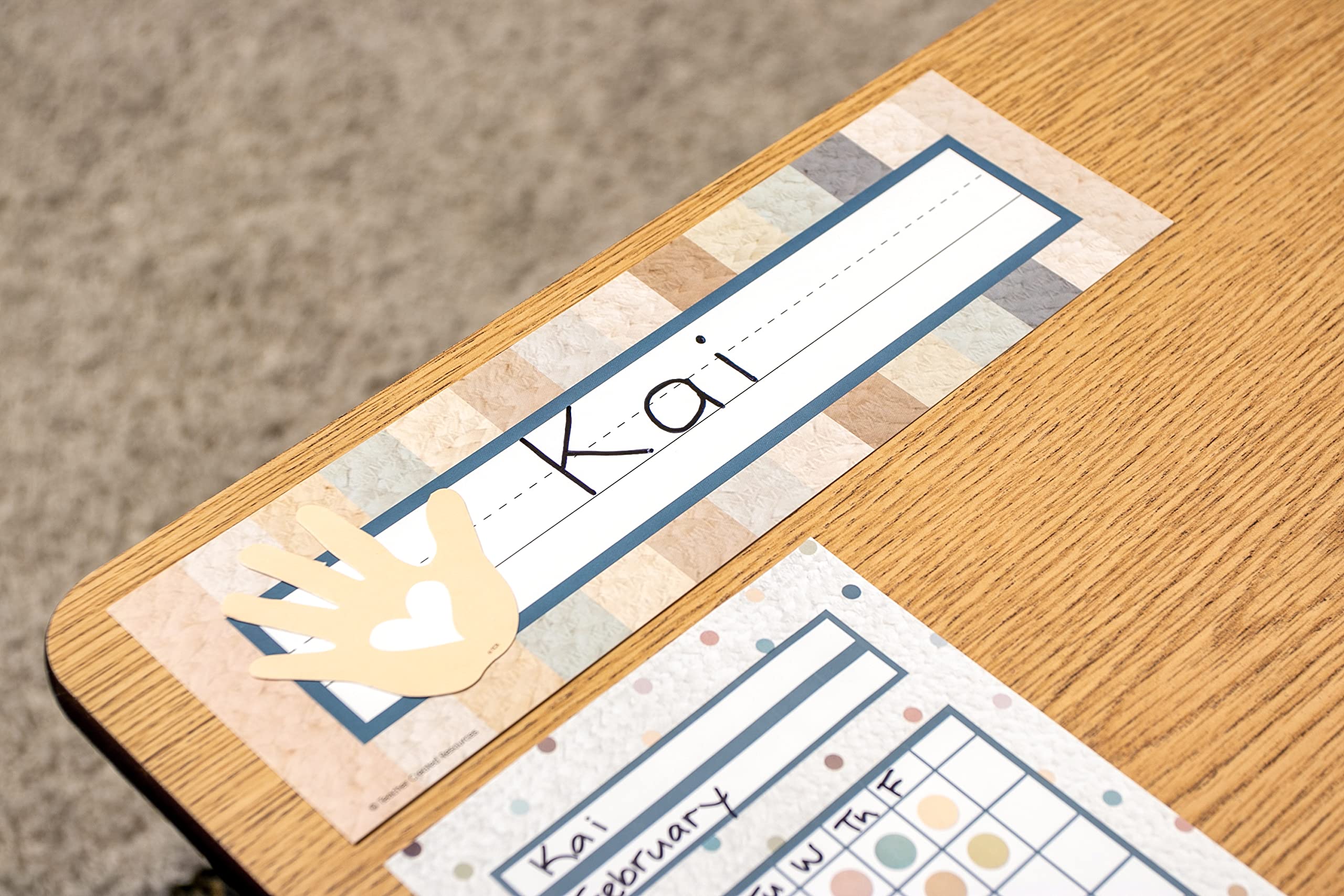 Teacher Created Resources Everyone is Welcome Flat Name Plates (TCR7137), Large - Image 3