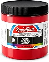 Vista 21 de Speedball Tinta acrílica para serigrafía, 8 oz, negra para impresiones en papel, fabricada en EE. UU