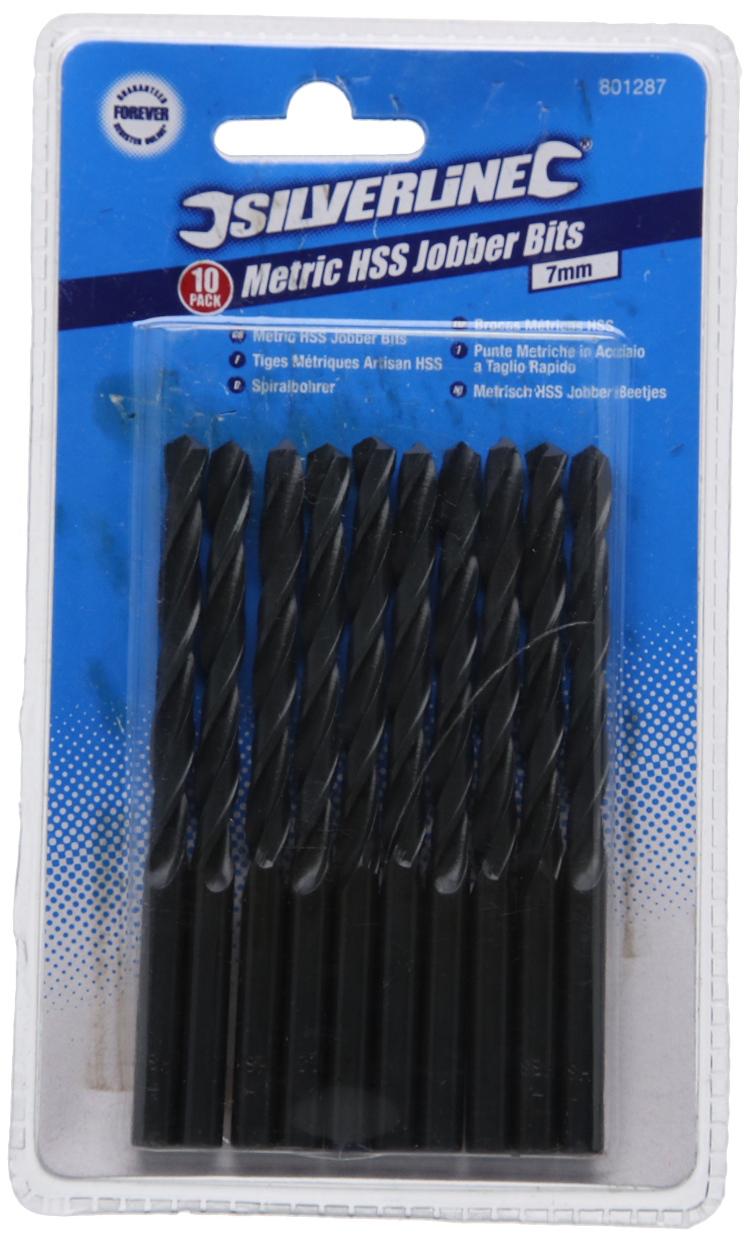 Silverline Others 801287 Metric Hss-R Jobber Bits 10Pk 7.0 Mm