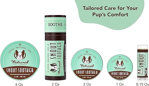Miniatura 5 de SNOUT SOOTHER Natural Dog Company, remedio para nariz de perro agrietada, seca y endurecida 2oz