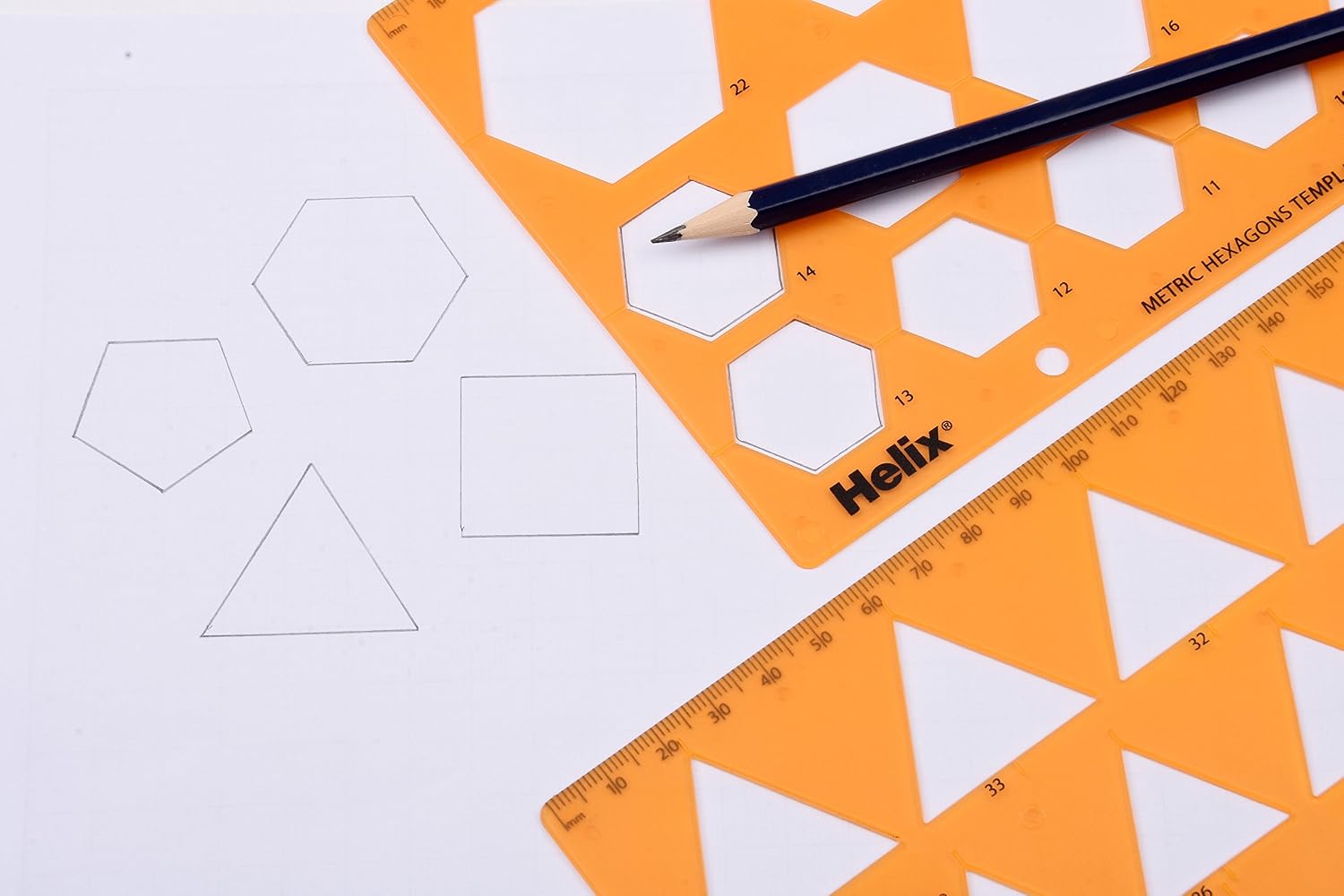 Helix Shape Stencil Templates (4 Pack)