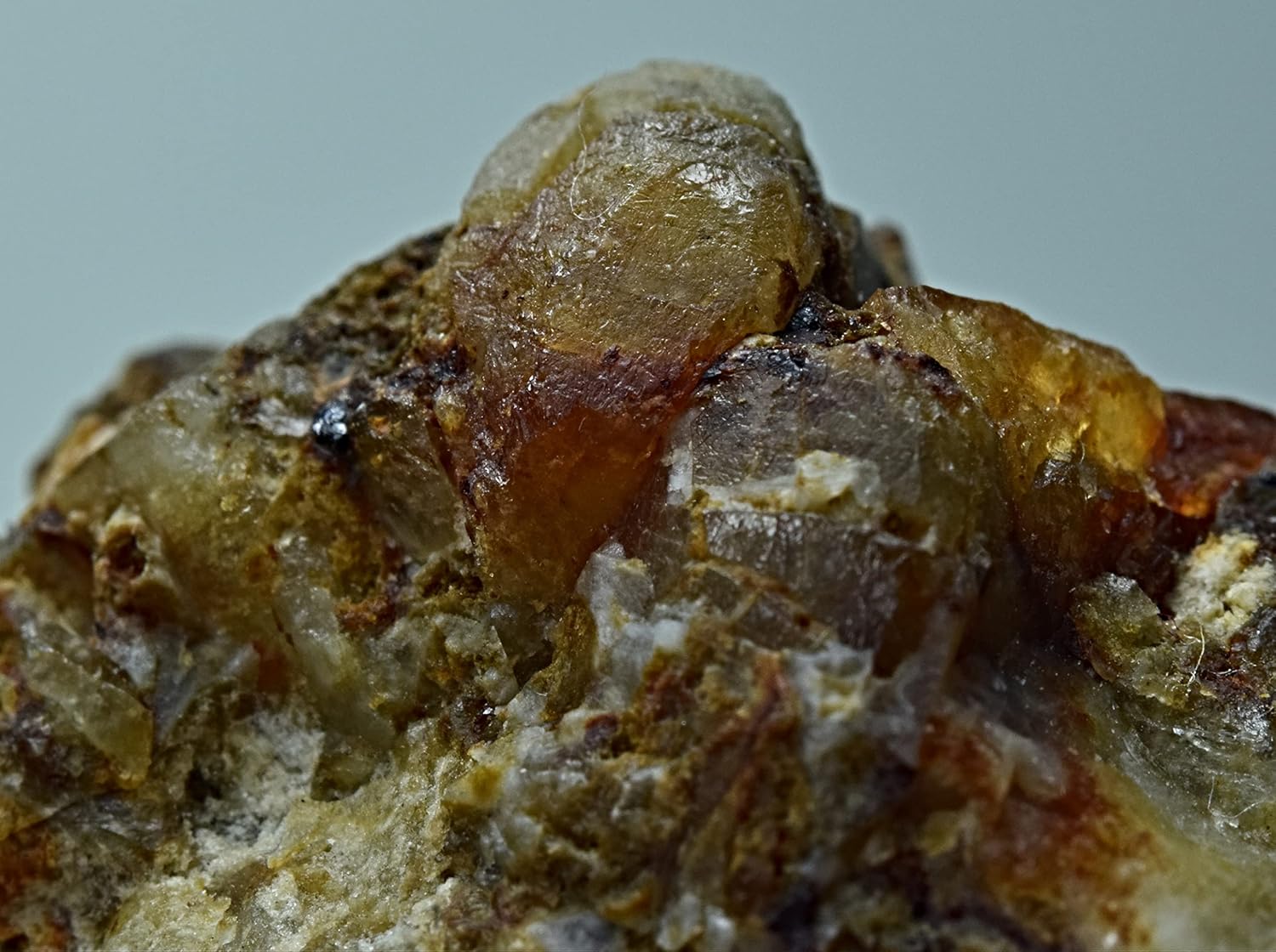 Fluorescent Color Change Hackmanite Specimen with Winchite Crystals 124 Gram