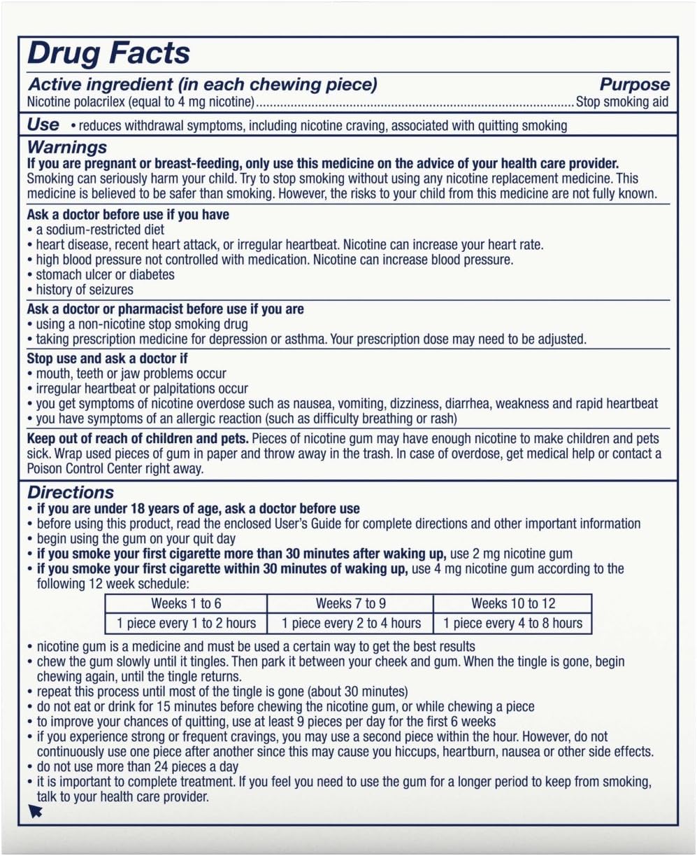 NICORETTE Gum 4 MG KIT Fruit CHILL 100