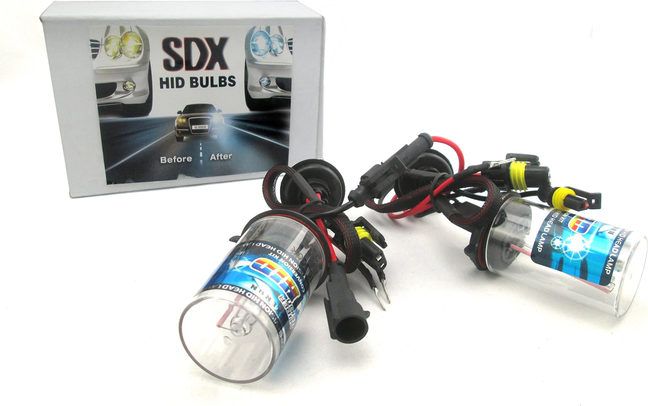 HID Xenon DC Headlight Replacement Bulbs by SDX, H11, 20000K