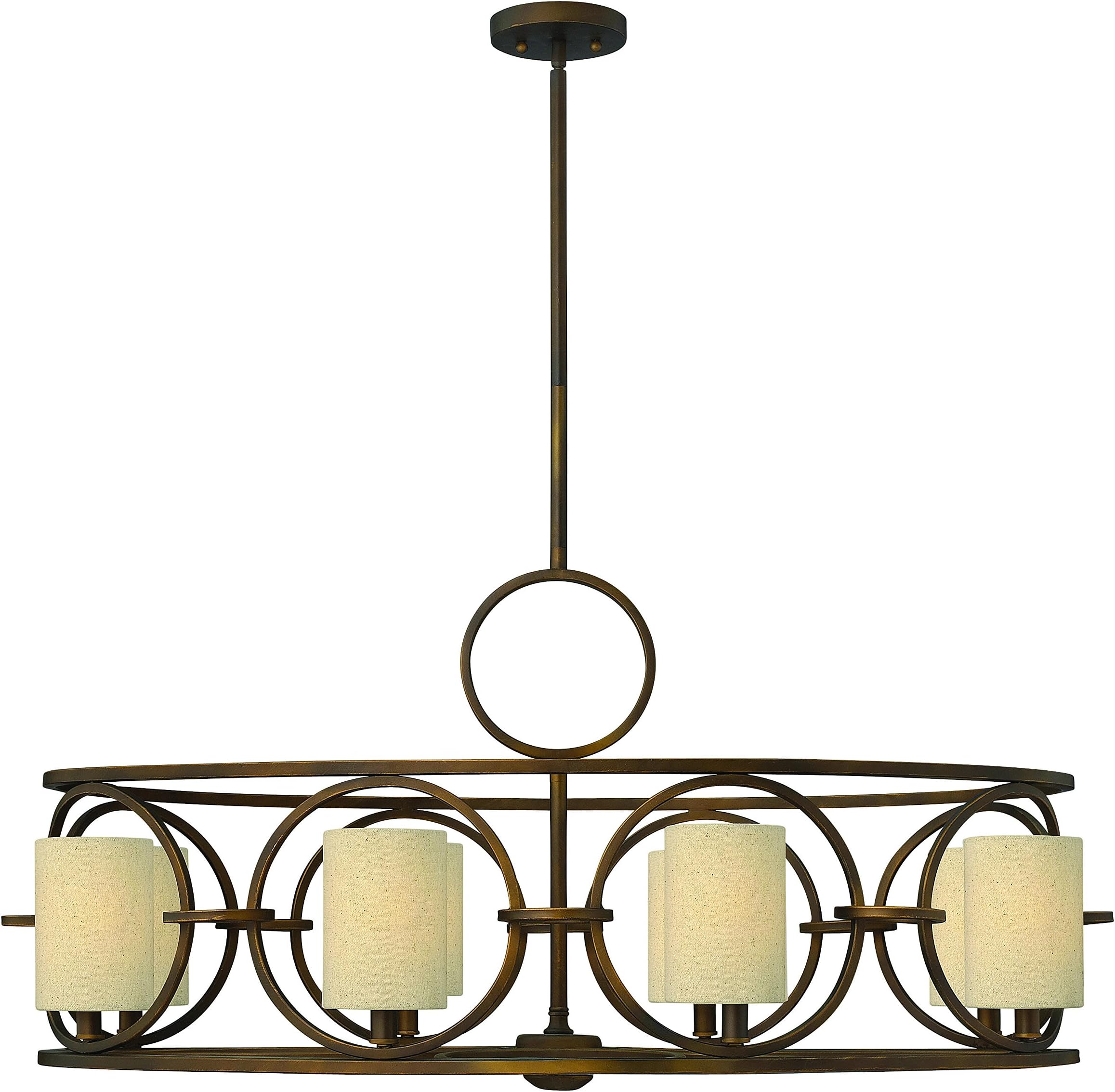 Fredrick Ramond FR42408BRC Eight Light Chandelier