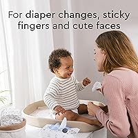 Vista 5 de LILLYDOO Toallitas para bebé con un 99% de agua – Sin perfume, hipoalergénicas, a base de plantas, resistentes y libres de plástico, compostables, 4