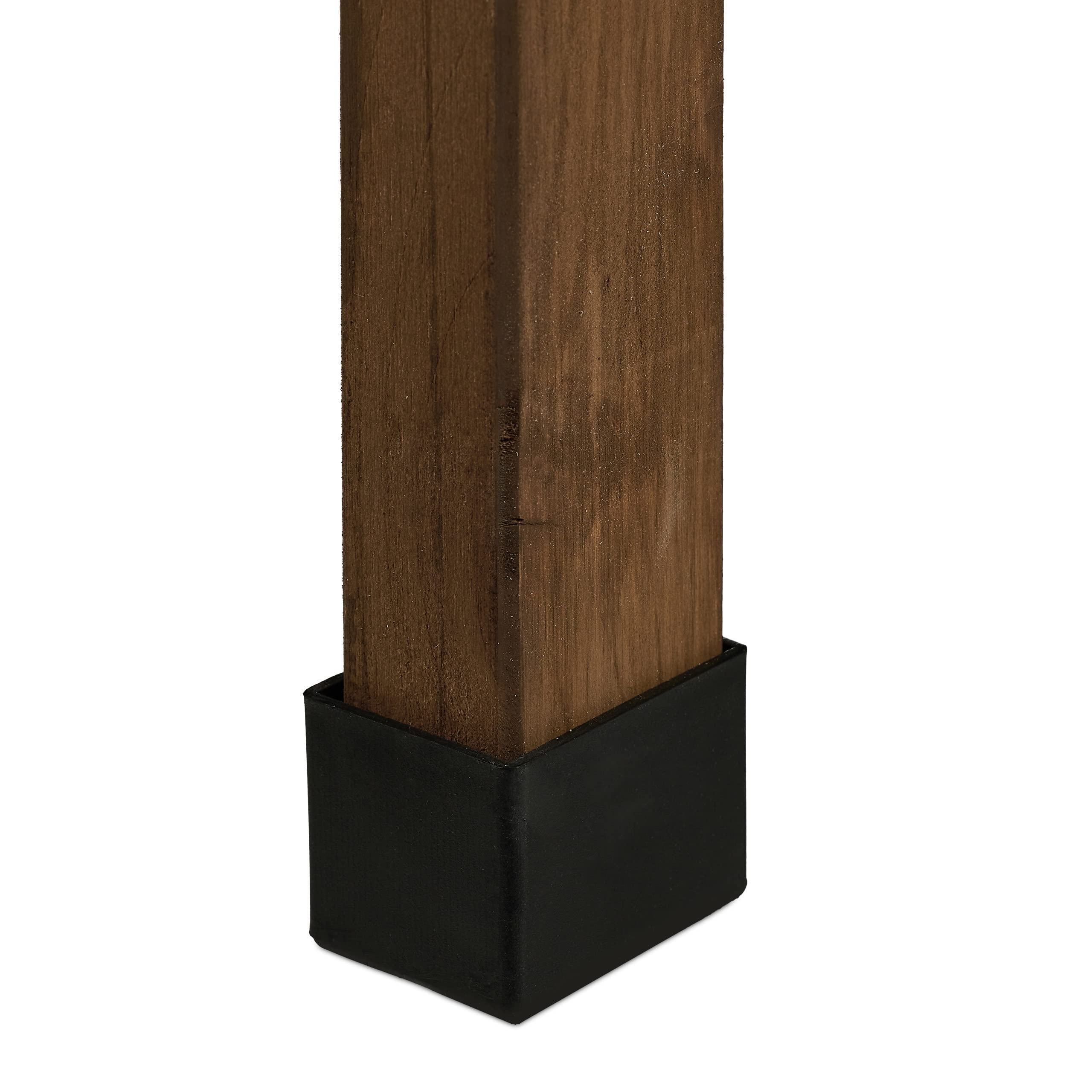 Relaxdays Huerto Urbano Madera de Abeto, Jardinera con Balda, Arriate Balcón y Terraza, 80x74x38 cm, Marrón