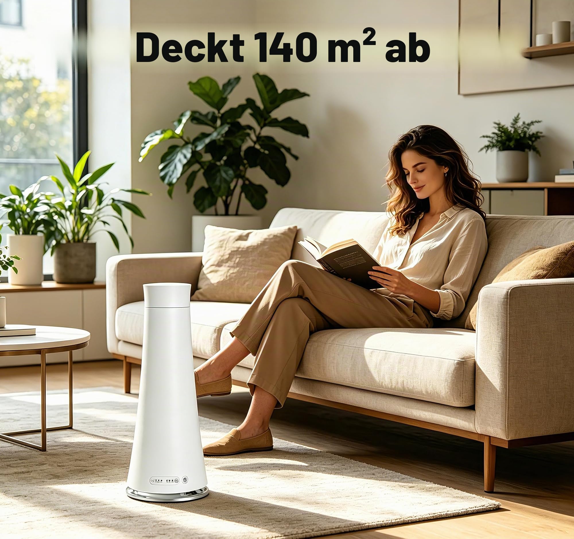 Wasserloser Diffusor für ätherische Öle mit Nachtlicht