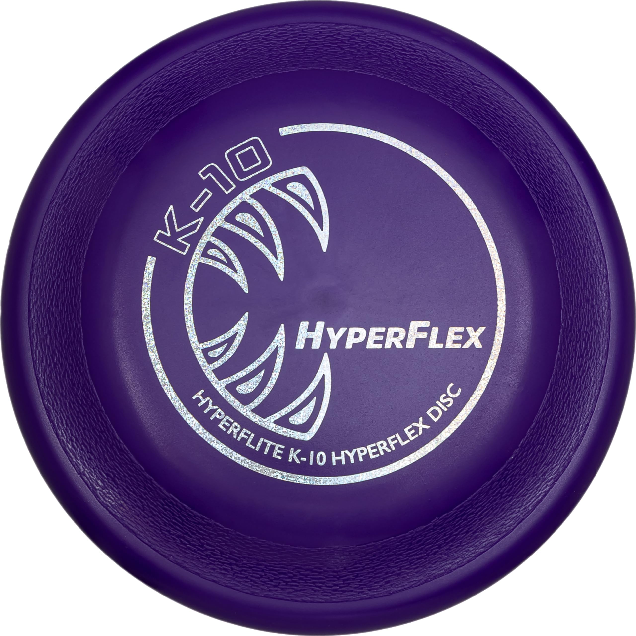 Hyperflite K-10 Hyperflex Dog Flying Disc – Ultra Flexible – Puncture Resistant – Competition Approved – 8.75” / 150g – Purple