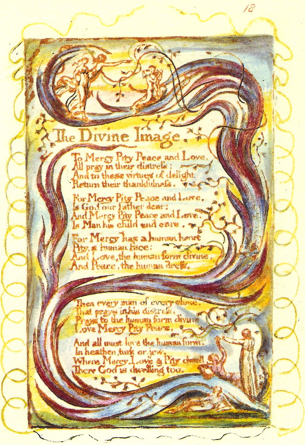Impression William Blake The Divine Image grand format mat premium