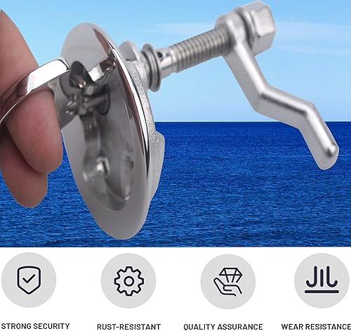 Miniatura 4 de MX Boat Cam Latch,Marine Hatch Latch Flush Pull Handle Latch Stainless Steel WFasteners