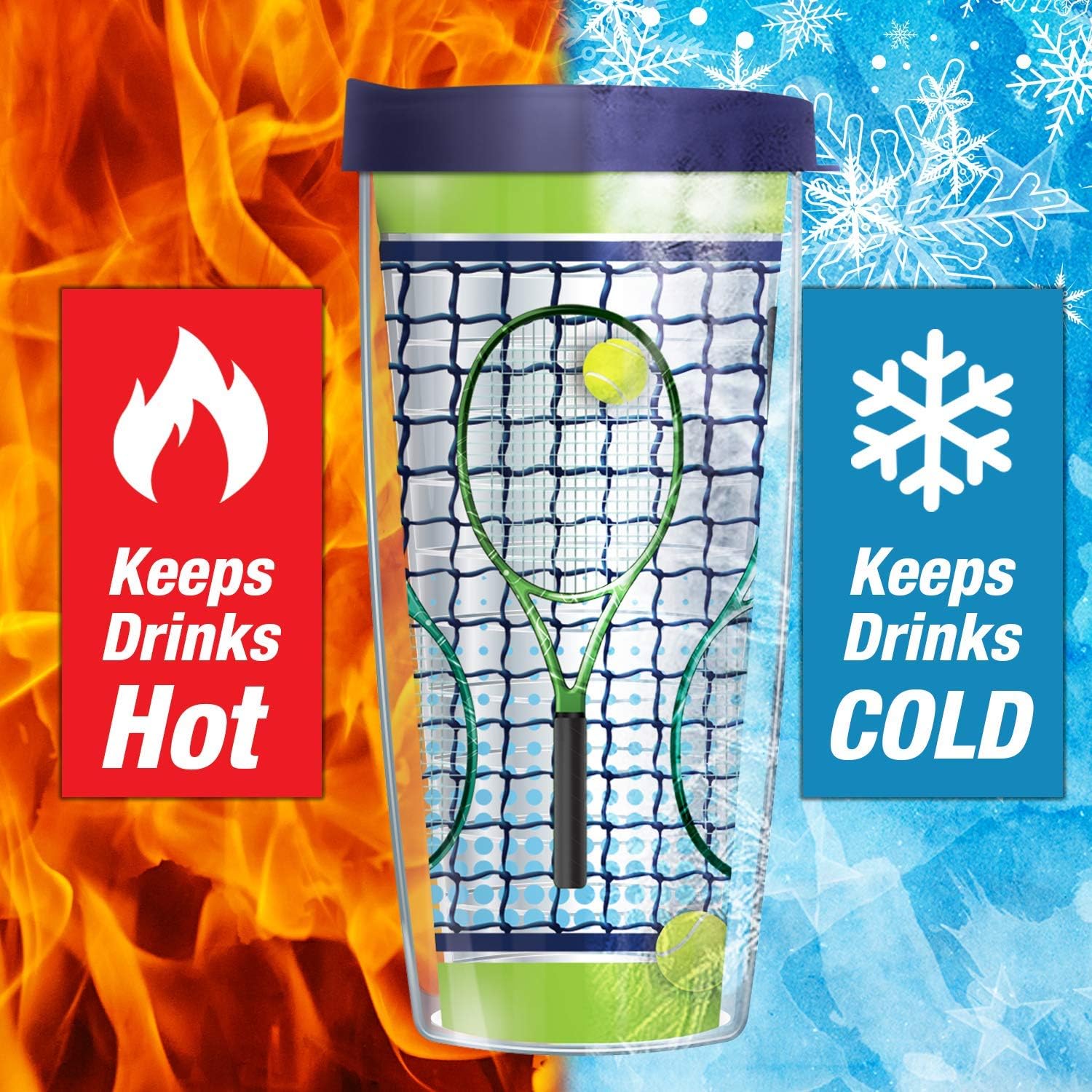 FREEHEART Tree Owls 22oz Tumbler with Teal Lid - Image 2