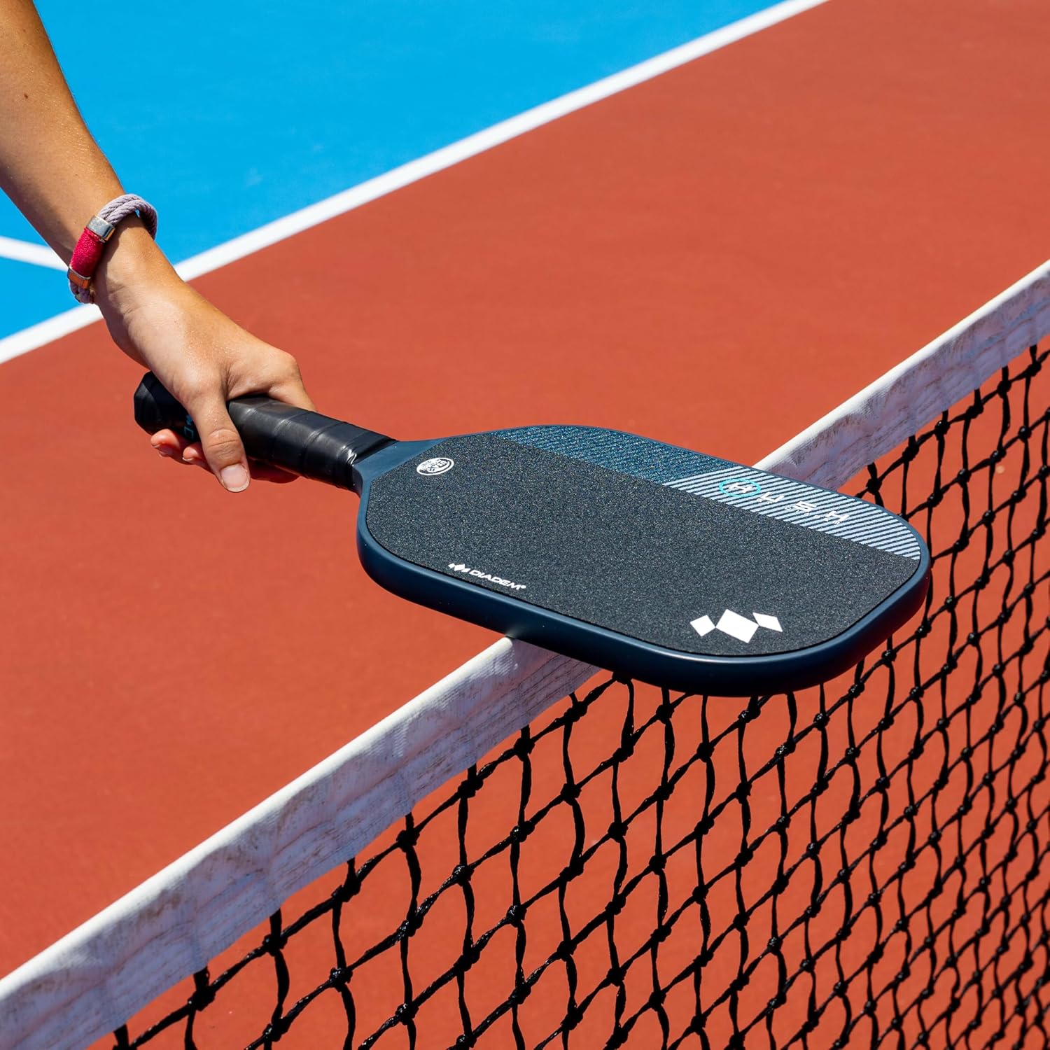 Diadem Hush Paddle | Quiet Pickleball Paddles, Double Thermoformed, Carbon Fiber Core, Power, Precision, Anti-Dampening Kraibon Technology, Certified by USA Pickleball as Quiet Approved