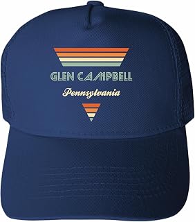 Glen Campbell Pennsylvania Retro Trucker Hat – Unisex Mesh Snapback with Stylish Retro Design