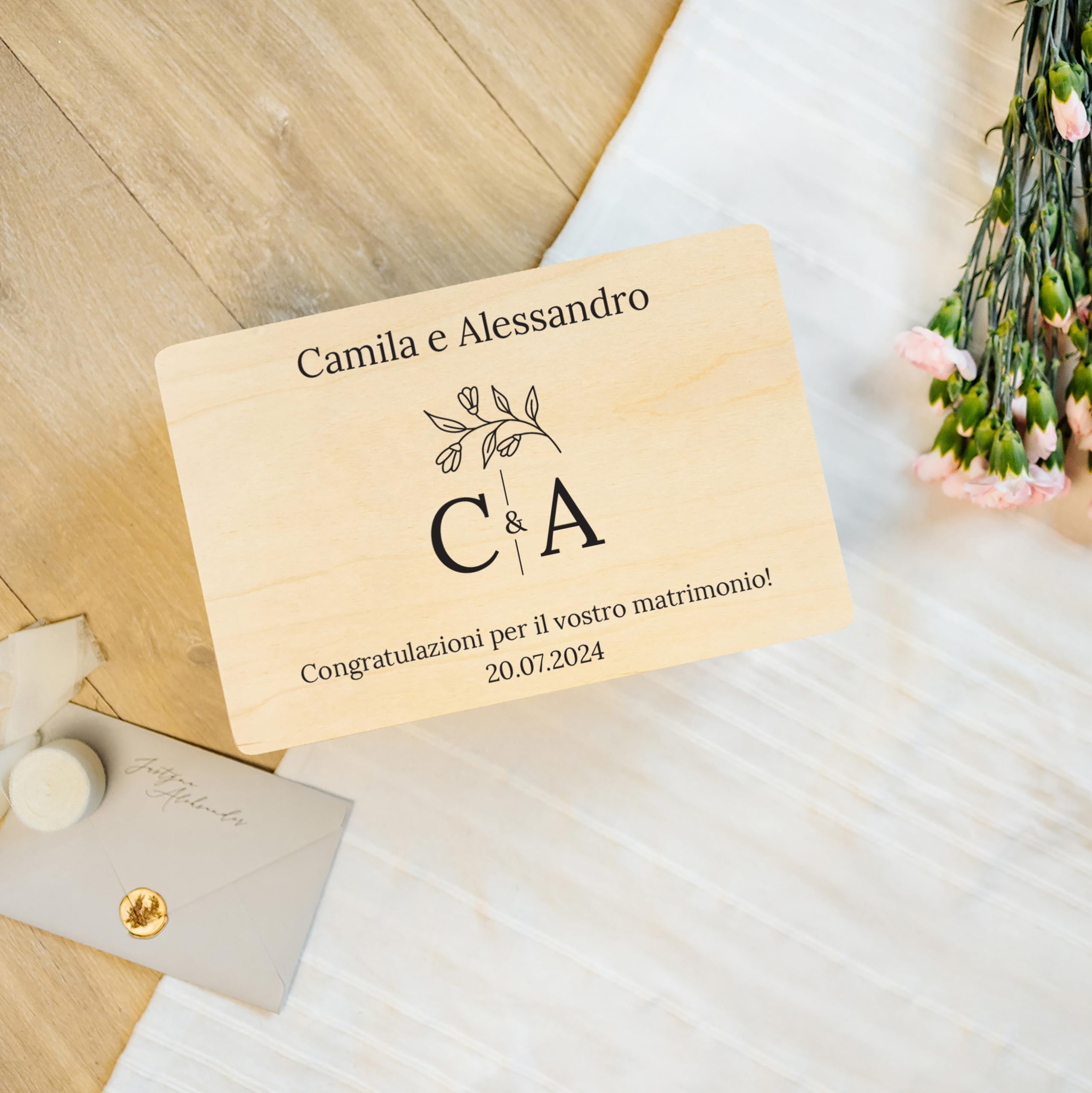 Candela Battesimo personalizzata orsetto cuore bimbo degustazione confetti