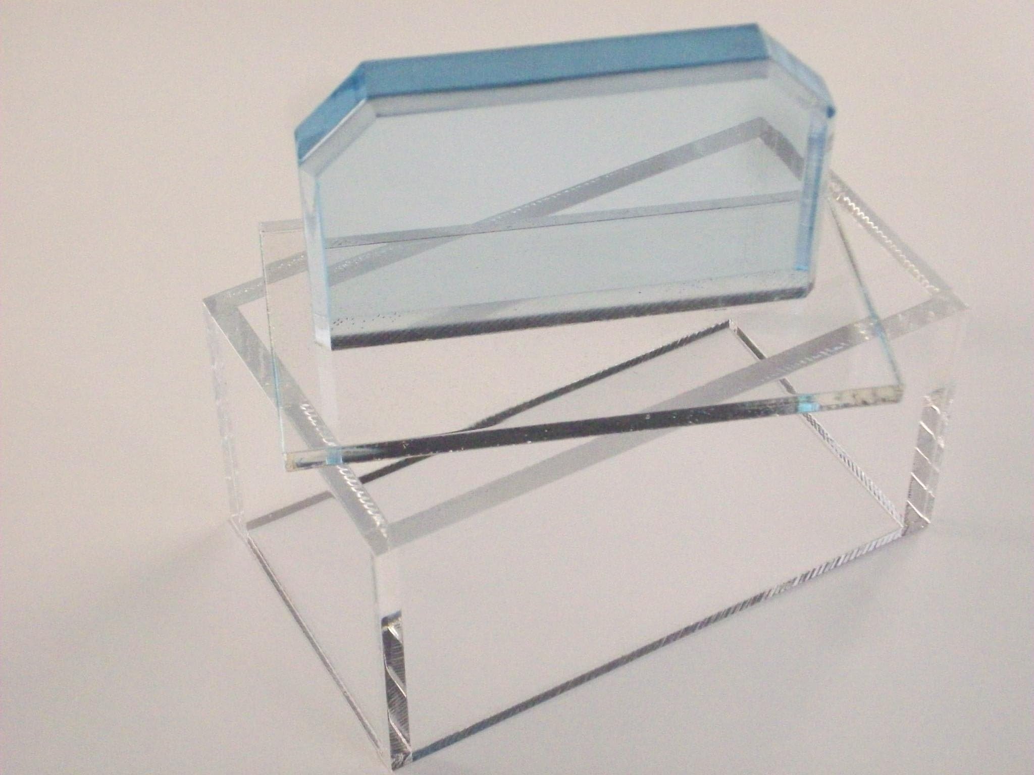 Blue Enhanced Handle Single Acrylic Press Musubi Non Stick Sushi Maker