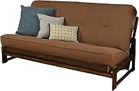 Vista 14 de Kodiak Furniture Aspen - Juego de futón con acabado de moca Reclaim, Oregon Trail Java, completo