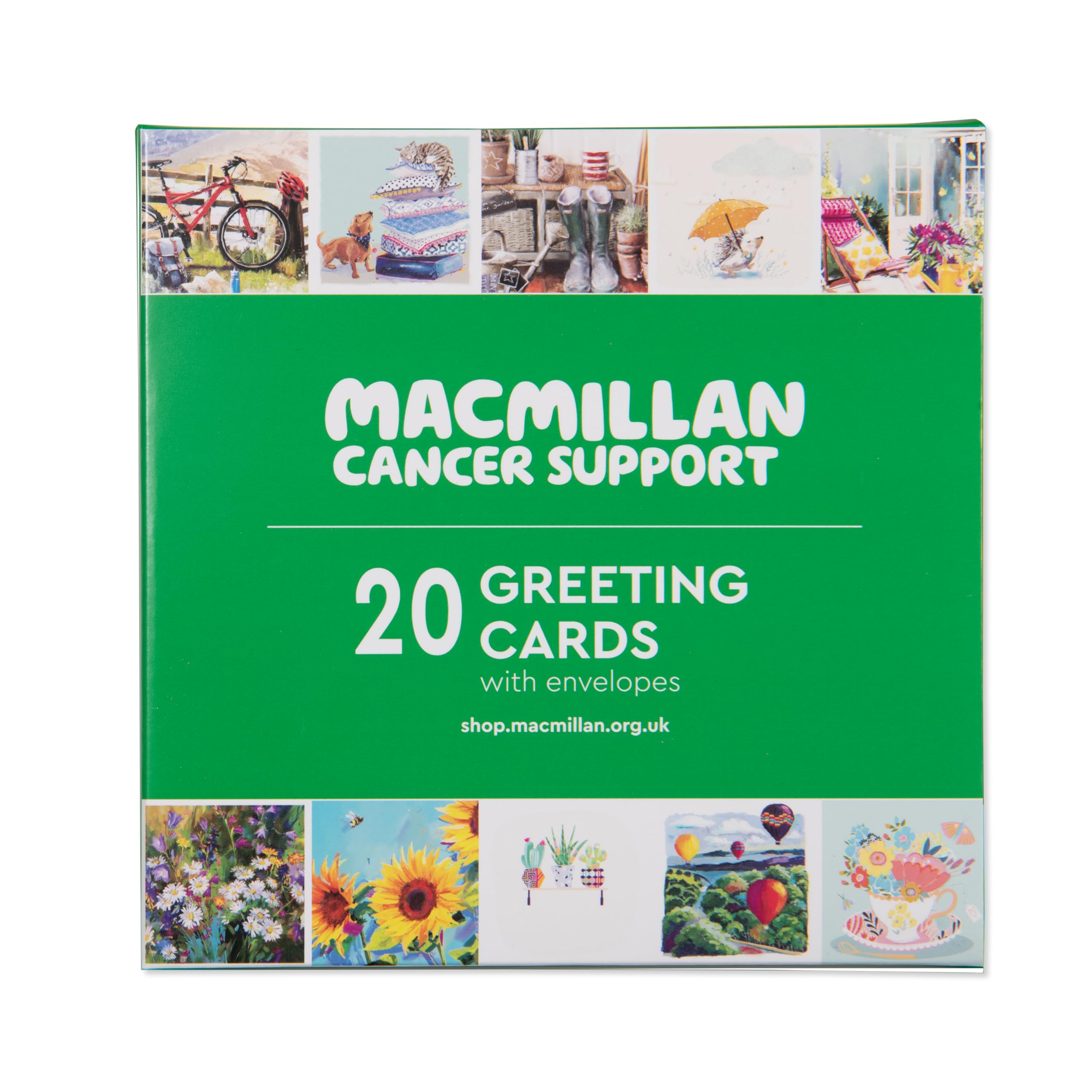 Macmillan Cancer Support Charity Assorted Greetings Cards - 20 pack