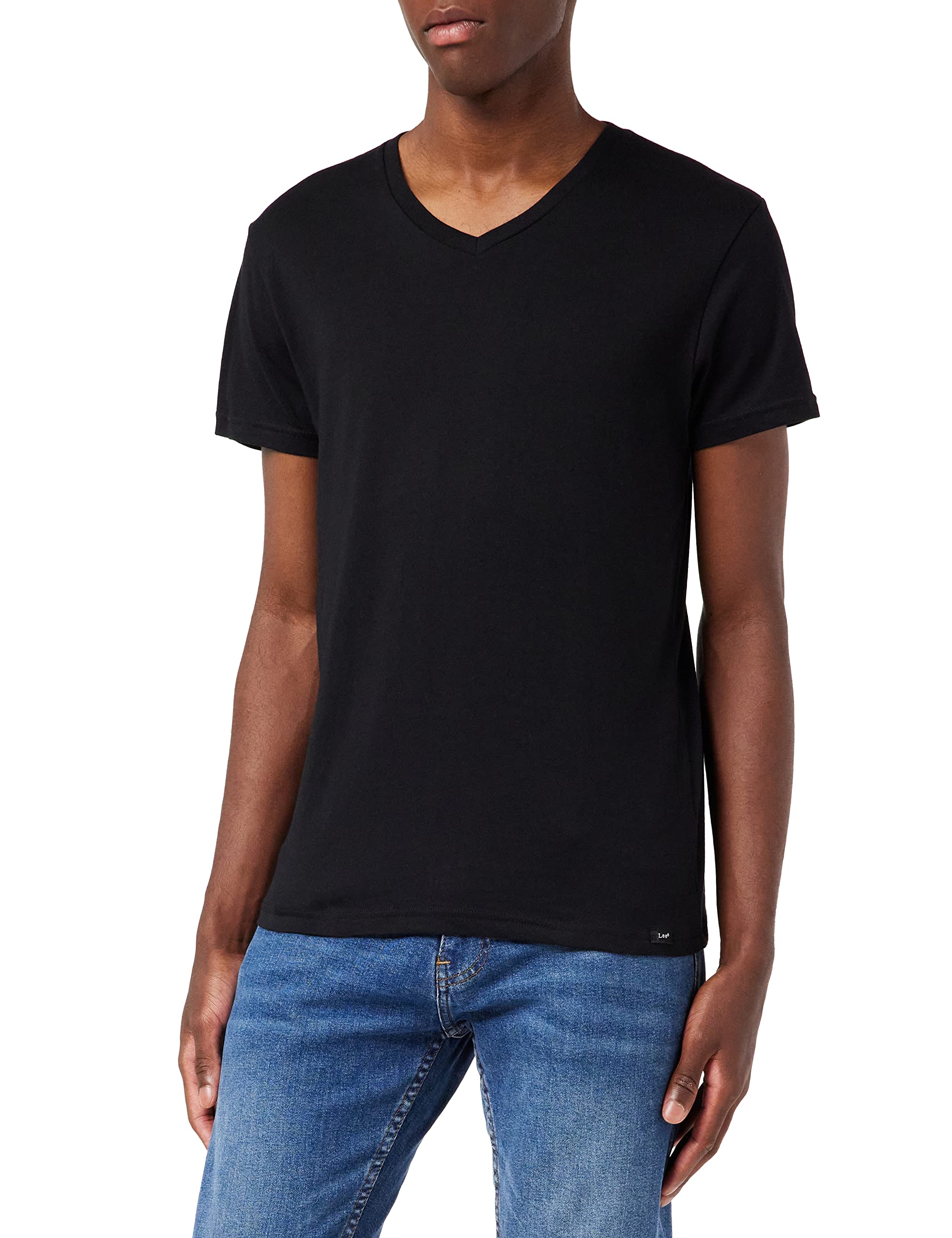 LeeMen's Twin Pack V Neck T-Shirt