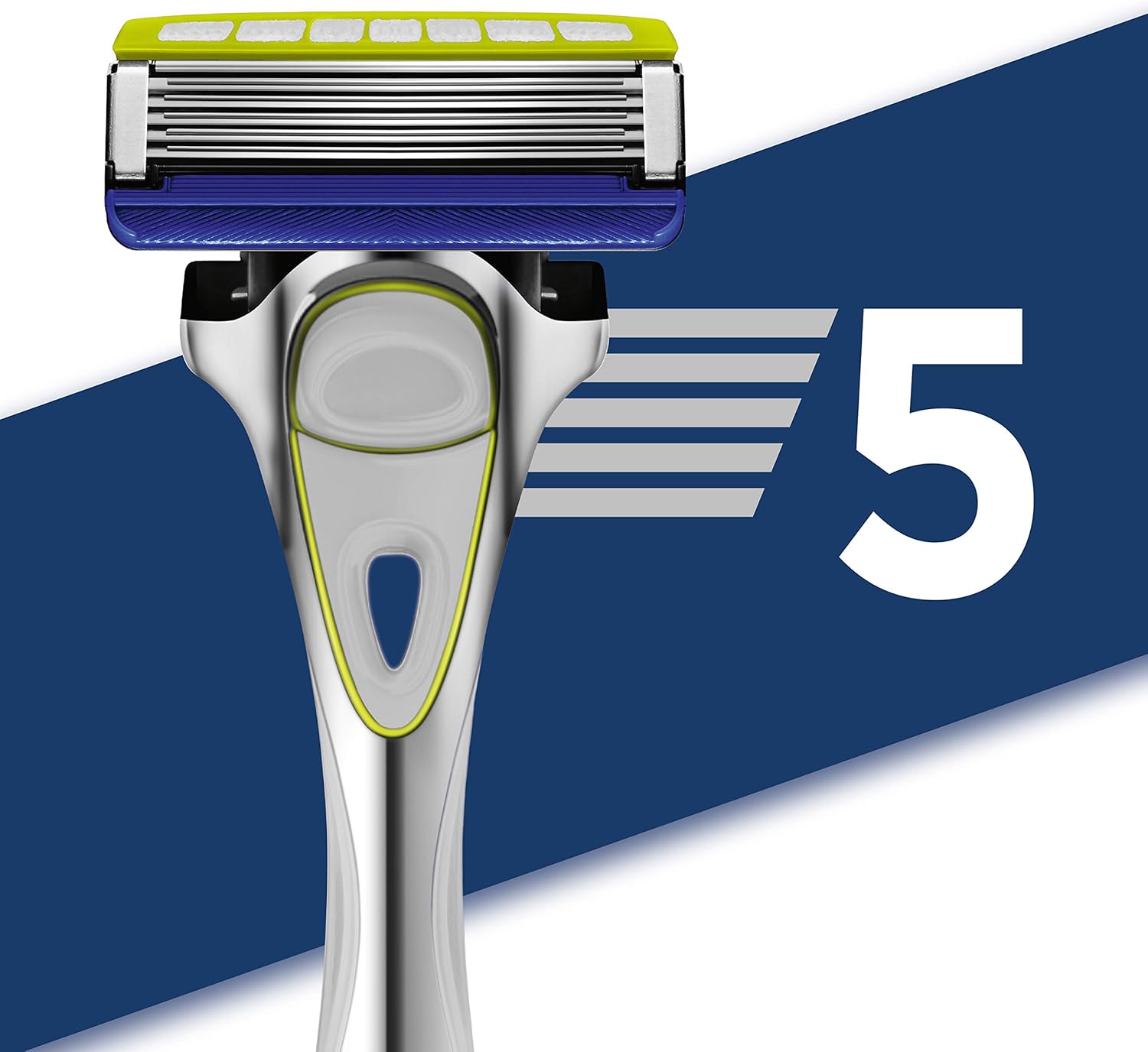 Wilkinson Sword Hydro 5 Uomo Skin Protection Sensitive (compatibile con letterbox), 12 lamette 12 ricariche - Immagine 3