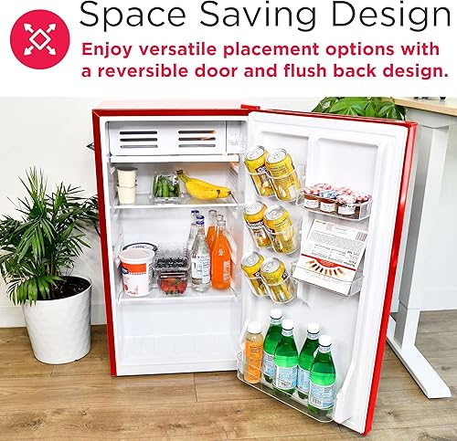 Miniatura 6 de Nevera estilo retro FR376 de Igloo con abridor de botellas en el lateral color rojo 32 pies cúbicos Rojo