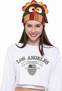JOYIN Thanksgiving Cute Pom Turkey Beanie Knitted Hat for Dress Up Party, Role Play and Carnival Cosplay
