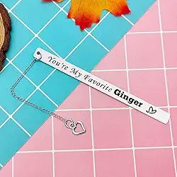 Dia dos Namorados, aniversário, Natal, aniversário, presente para melhor amigo, namorado, marido, esposa, namorada, marcador de página engraçado para ela, presente de joias de amor, você é meu