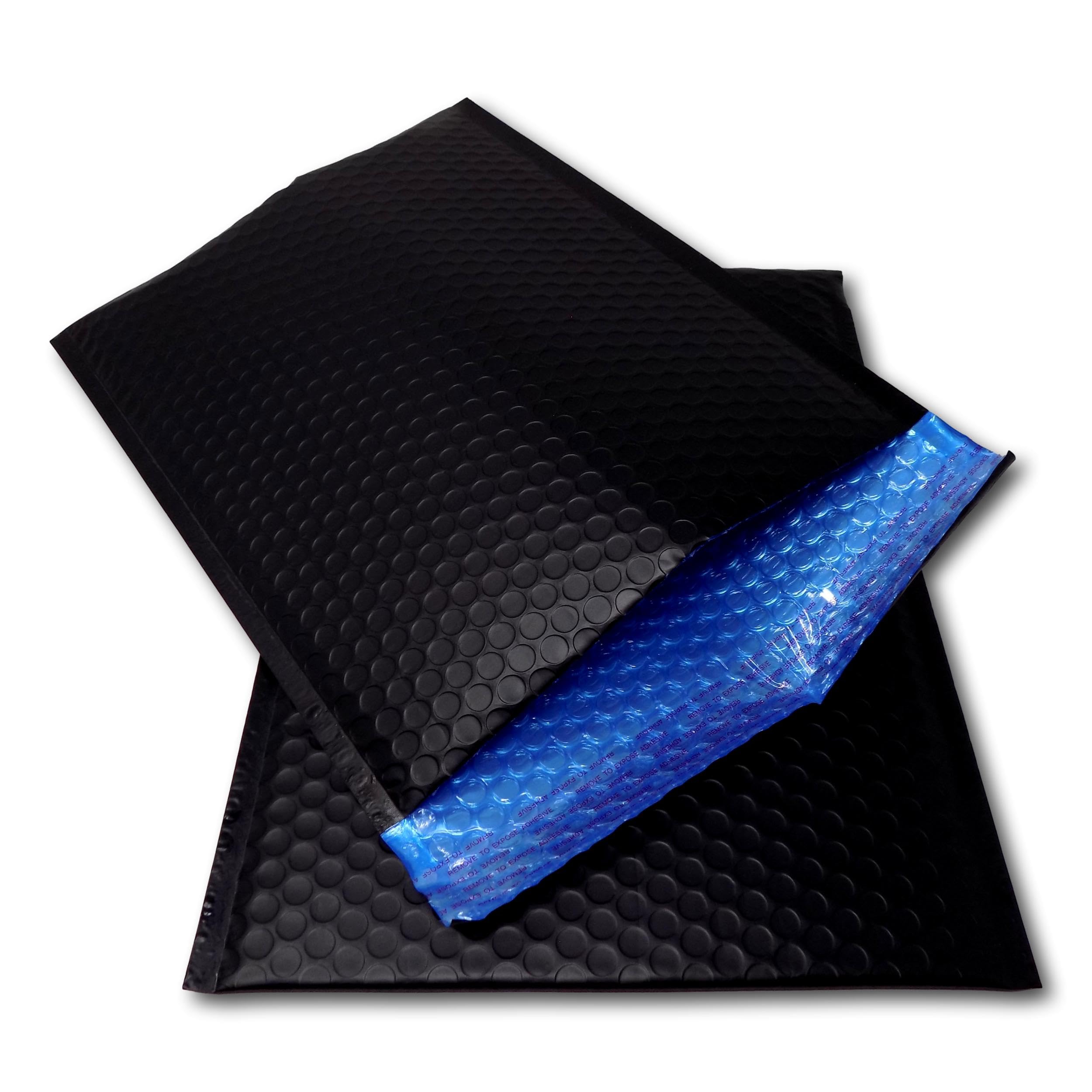 EPOSGEAR Black Matt Matte Metallic Foil Bubble Wrap Lined Padded Mailing Gift Bags Envelopes (100, C4 (320mm x 240mm))