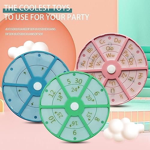 Miniatura 4 de Rodillo automático de dados de la suerte, rueda de ruleta electrónica 3 en 1, rueda de premio giratoria portátil con tarjetas editables, rueda de