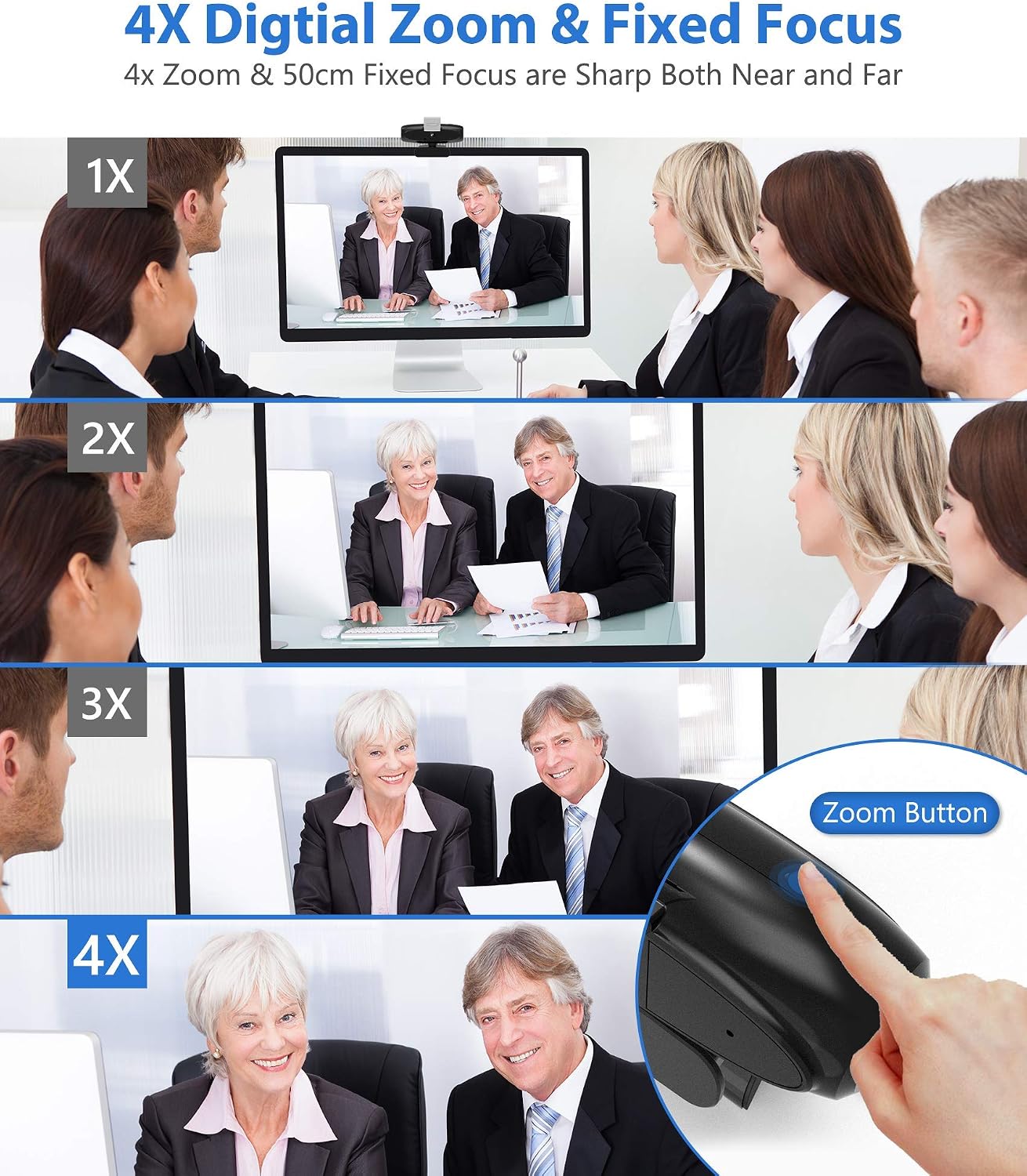 🔥 Flash Sale Webcam with Microphone, 2K Streaming USB Computer Camera with 4X Zoom Privacy Cover Pan-Tilt Tripod &110° Wide Angel for PC Conferencing/Calling/Gaming, Laptop/Desktop Mac, Skype/YouTube/Zoom/Facetime Best Cyber Monday 🔥 Webcam with Microphone, 2K Streaming USB Computer Camera with 4X Zoom Privacy Cover Pan-Tilt Tripod &110° Wide Angel for PC Conferencing/Calling/Gaming, Laptop/Desktop Mac, Skype/YouTube/Zoom/Facetime