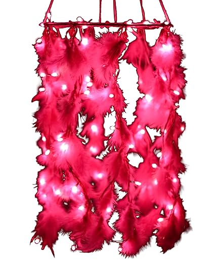 Daedal Dream Catchers- Pink Colour with Lights DDC28