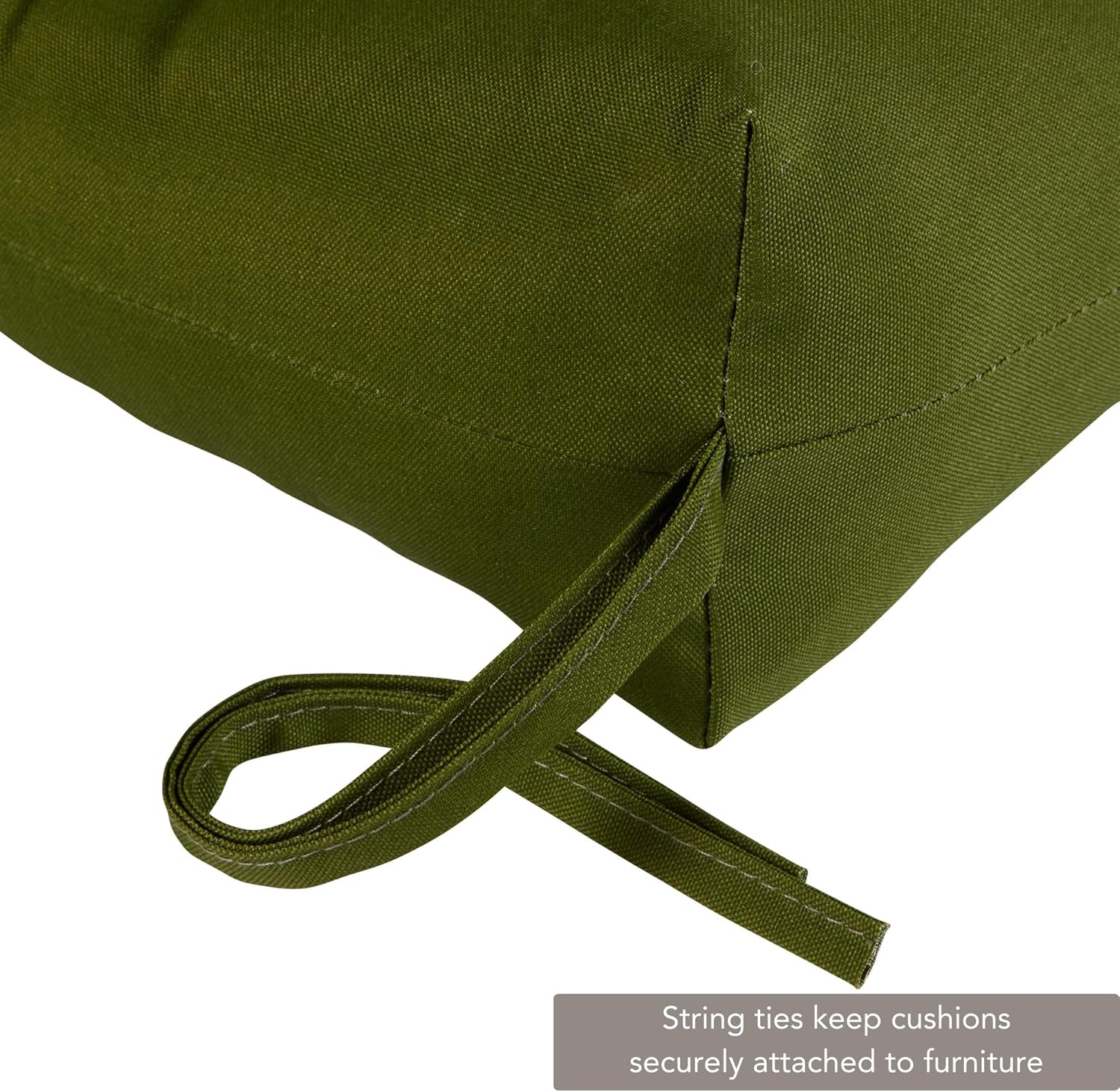 Greendale Home Fashions Outdoor 44x22-inch High Back Chair Cushions (Set of 2), Juniper