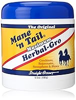 Vista 1 de Mane 'n Tail Herbal Gro Acondicionador Natural para Cabello y Piel Sintética Pomada 5.5 onzas