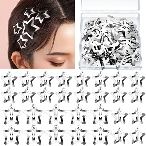 YGDZ Star Hair Clips and Barrettes Set - 20 pcs
