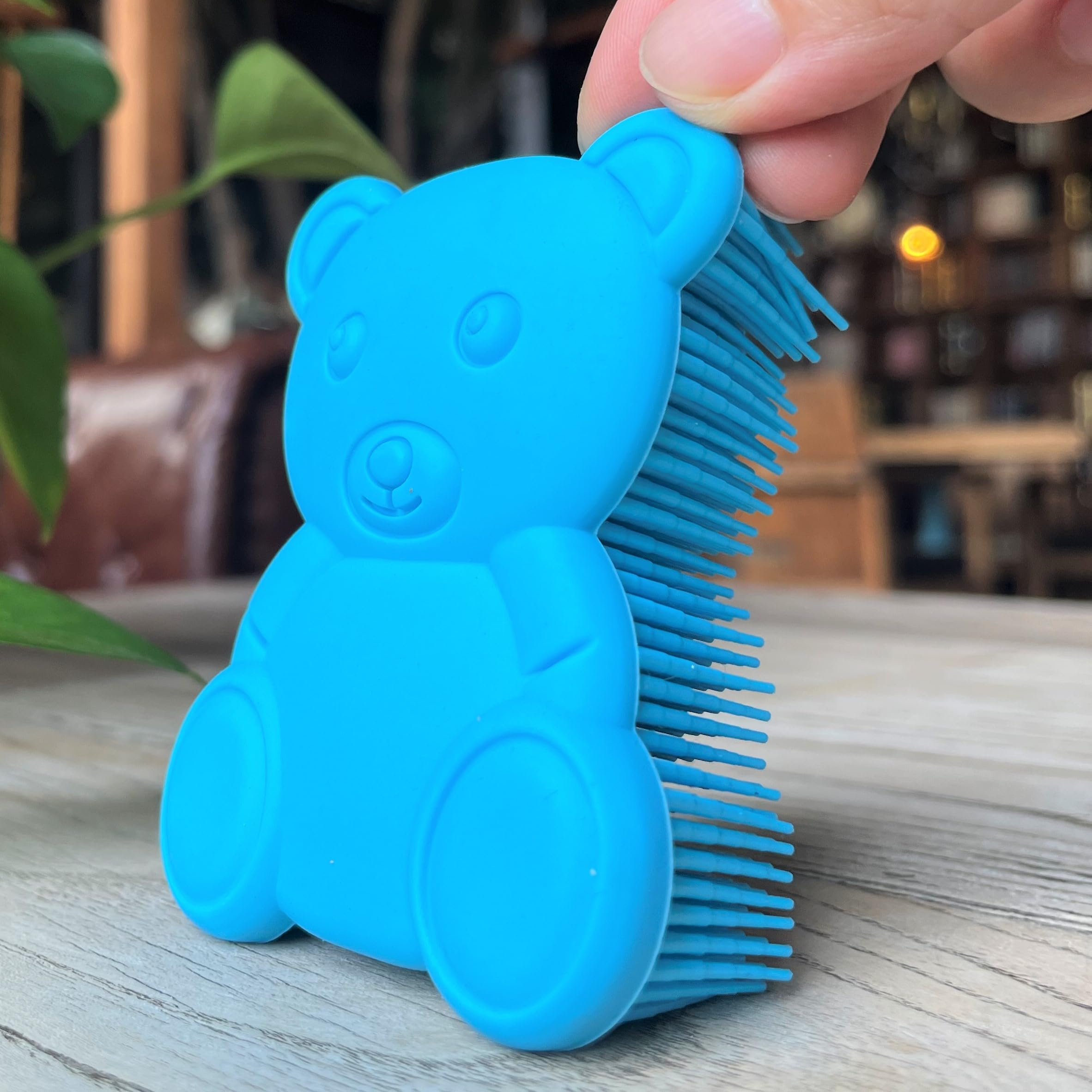 Premium Sensory Brush for Kids or Autism,Soft Silicone Body Scrubber,2 in 1 Sensory Room Occupational Therapy Brushes,Silicone Loofah,Pet Shower Brush Bath Brush Shampoo Brush