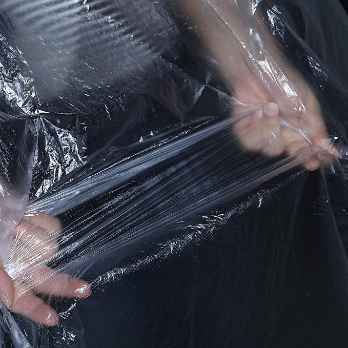 150 Capas Desechables Transparentes para Corte de Pelo miniatura 6