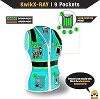 Vista 6 de KwikSafety - Charlotte, NC - Chaleco de seguridad FIRST LADY para mujeres, tiras reflectantes de alta visibilidad, cumple con ANSI y OSHA