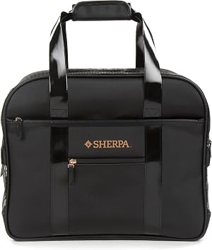 Sherpa Tote Around Town Travel Pet Carrier with Stay Clean Technology - Black, Medium