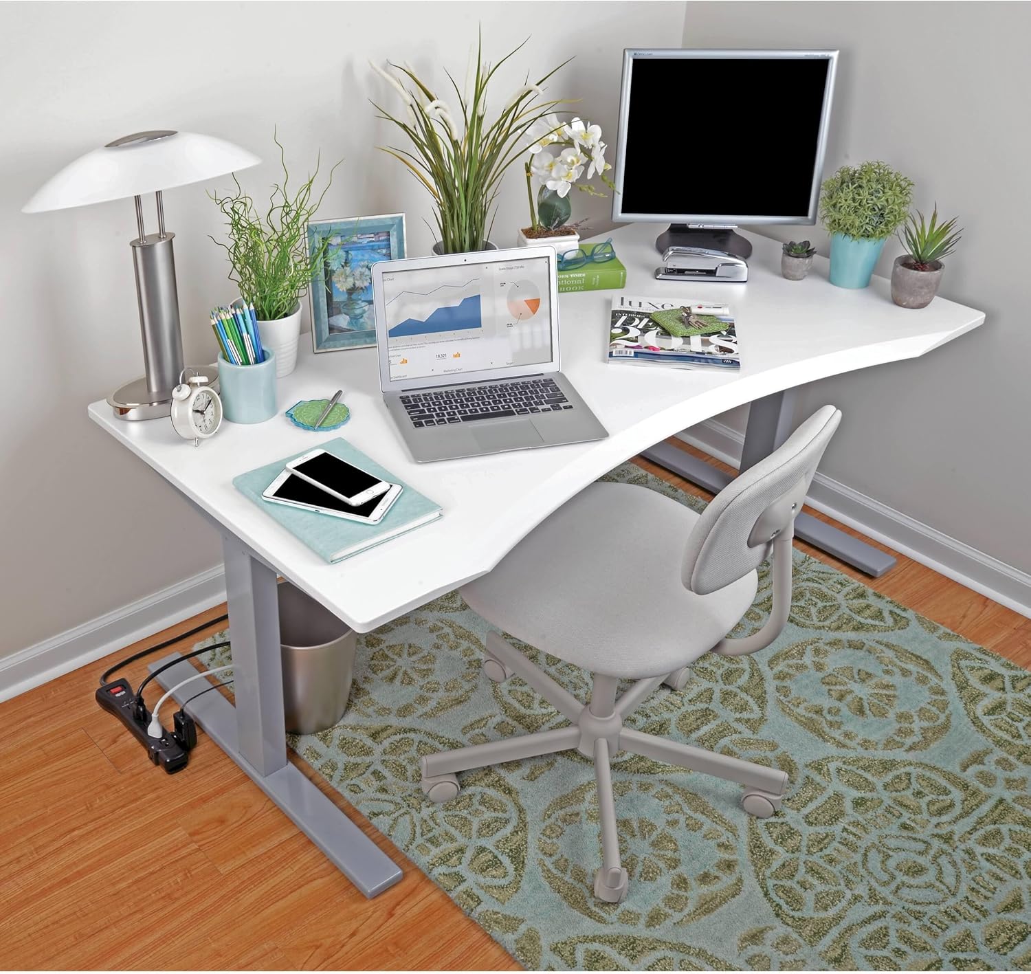 Eaton Tripp Lite Series SUPER725B 7 Outlet Flat Plug Long Extension Cord Power Strip Surge Protector, 25ft Extension Cord with Multiple Outlets, 2160 Joules, Black, Home Office Dorm Room Essentials